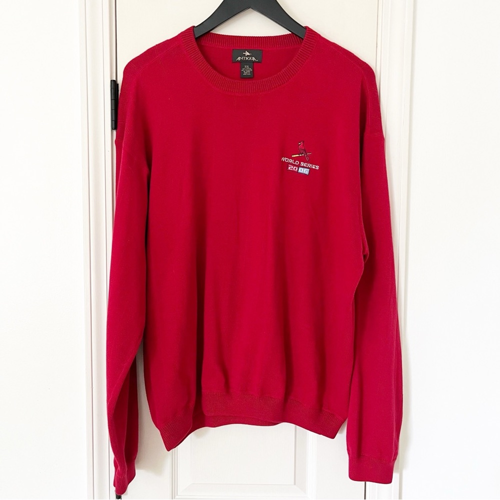 Antigua XXL Men's Red St Louis Cardinals Sweater World Series 2006